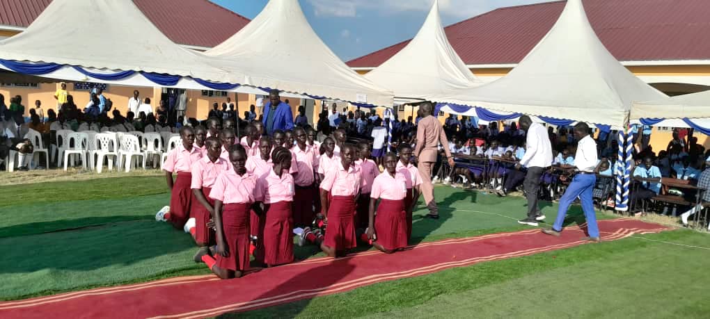 Students at a partner school in Juba